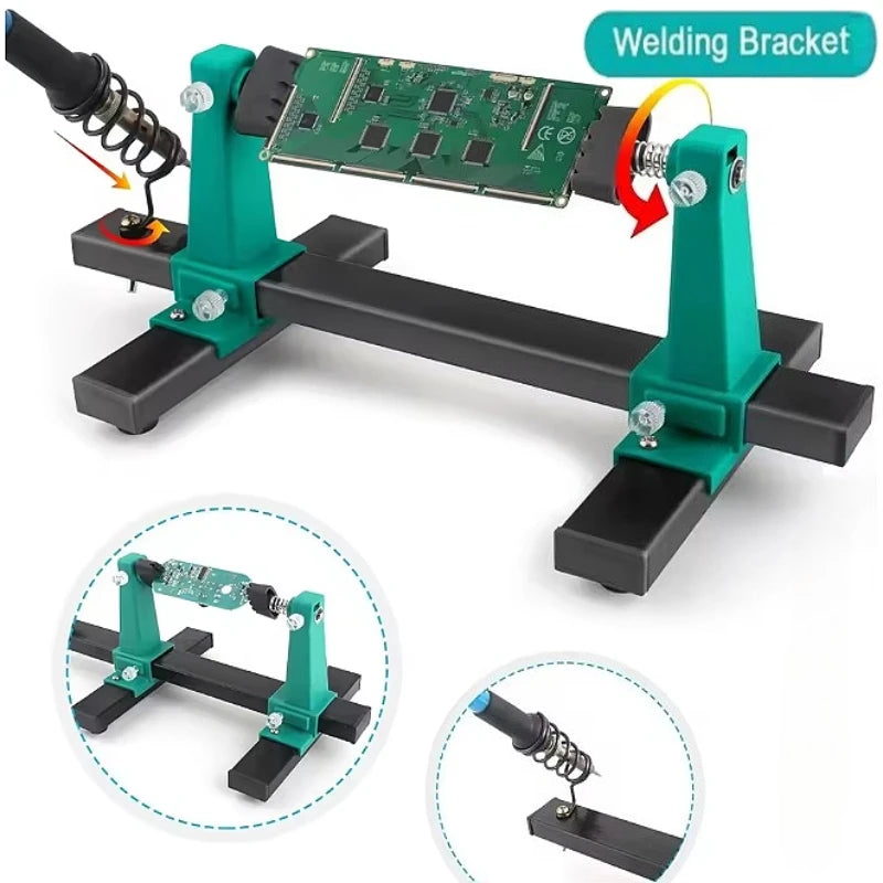 360 ° Rotation Printed Circuit Board Adjustable PCB Holder Jig Soldering Assembly Stand Clamp Repair Tools