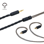 Yongse BlackSea Litz Coaxial Structure Single Crystal Copper And Silver-plated Single Crystal Copper ＆ Graphene Earphone Cable