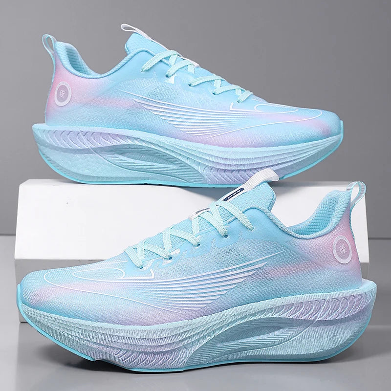 Couple Running Shoes,breathable Mesh Shoes, Ultra-light Cushioning Carbon Plate Running Shoes, Casual and Versatile Sports Shoes