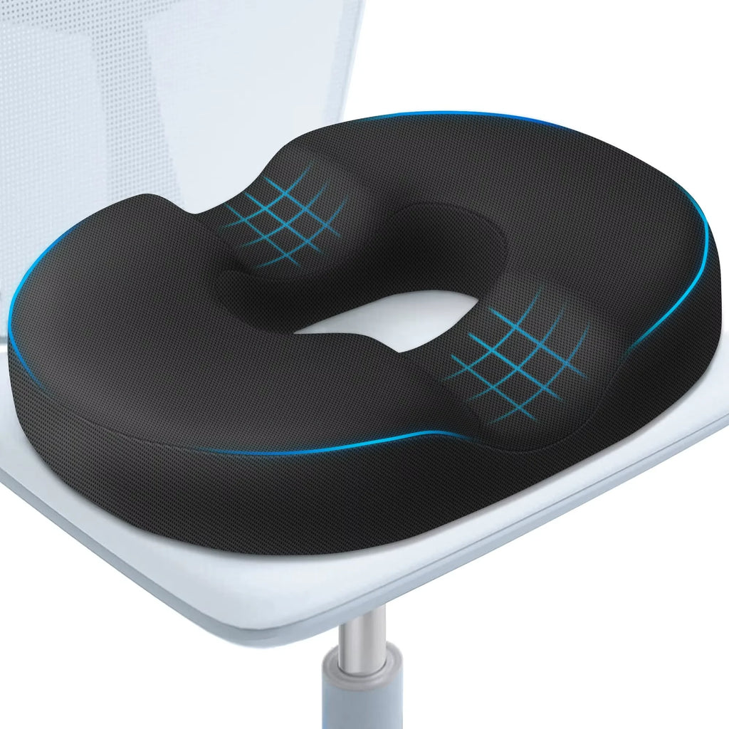 Donut Pillow Hemorrhoid Tailbone Cushion – for Pain Relief – Sciatica,Pelvic Floor,Pressure Sores,Pregnancy,Postpartum Recovery