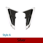 For BMW X3 G01 X4 G02 2018-2021 ABS Carbon Fiber Car Front Fender Side Shark Gill Side Air Outlet Cover Trim Car Accessories