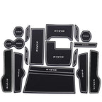 16pcs/set Door Groove Mat for Honda Civic 2016 2017 2018 2019 2020 2021 Non-slip Door Slot Cup Mat Pad Cushion Left hand drive
