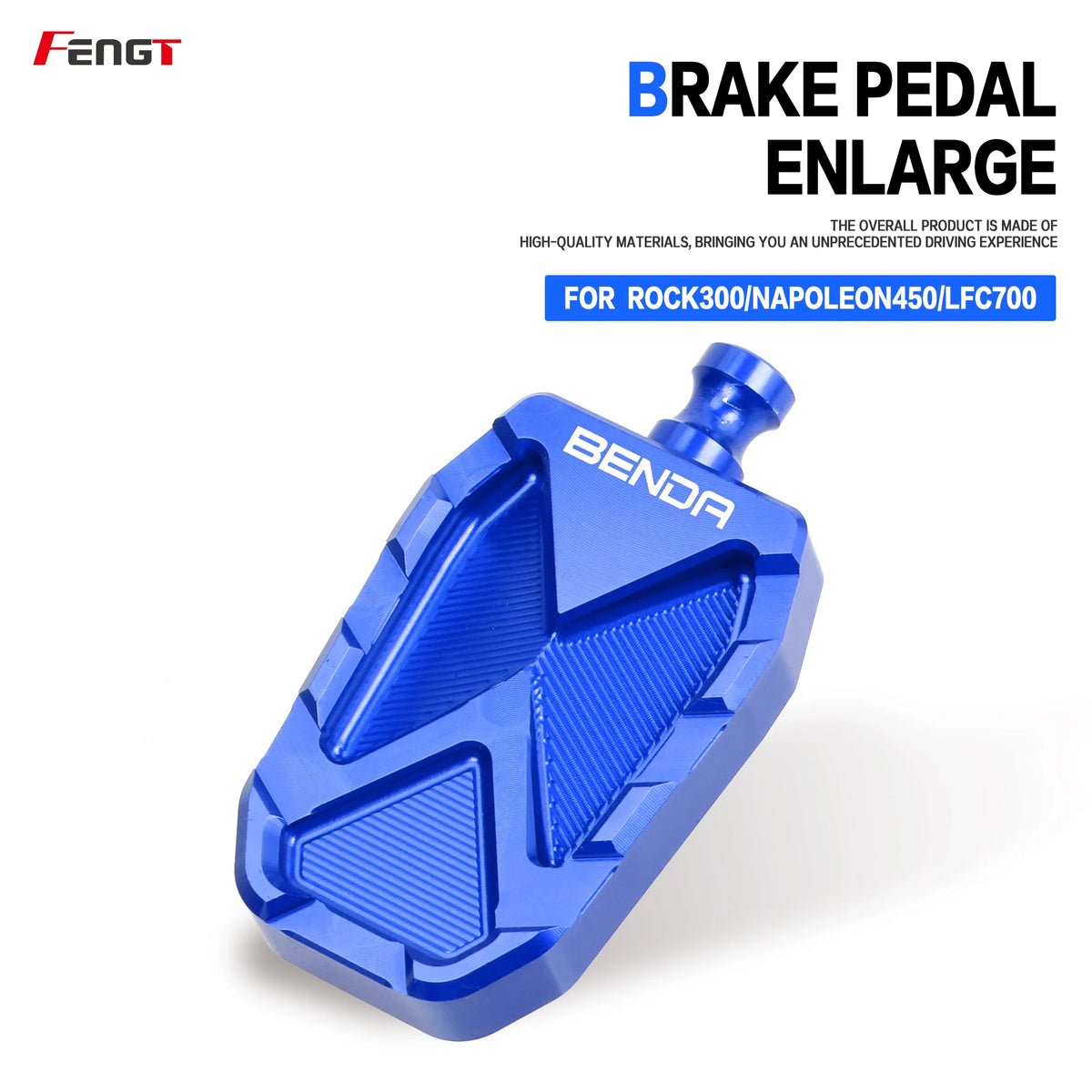Motorcycle Anti Slip Extender Gear Lever Brake Pedal Footrest For Dark Flag 500 Rock300 Chinchilla450/300 Napoleon450 LFC700