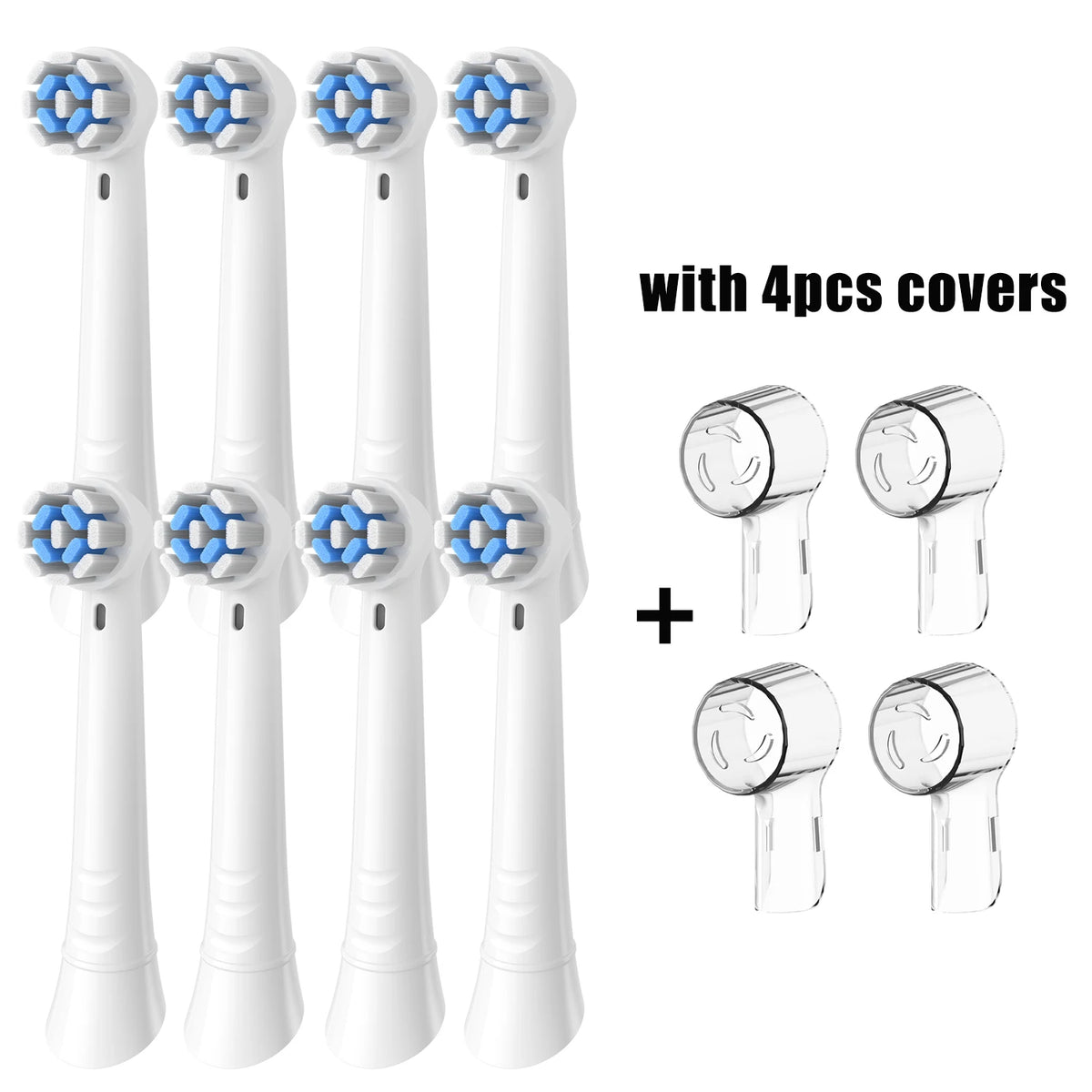 4/8/12/16 Pack Replacement Toothbrush Heads Compatible with Oral B iO, Brush Heads for Oral-B iO 2/3/4/5/6/7/8/9/10/7G Series