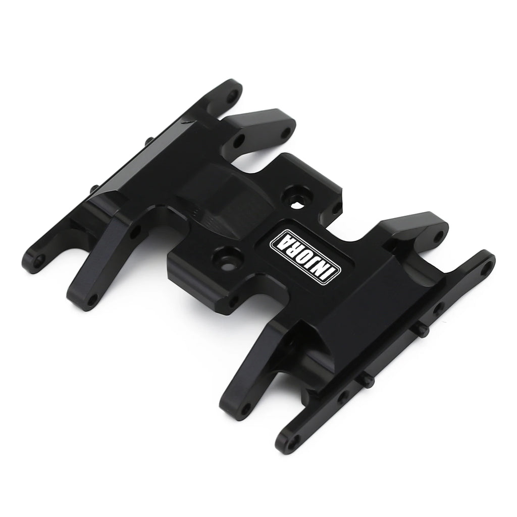 INJORA Brass/Aluminum Skid Plate Transmission Mount for 1/24 RC Crawler Axial SCX24 Upgrade Parts