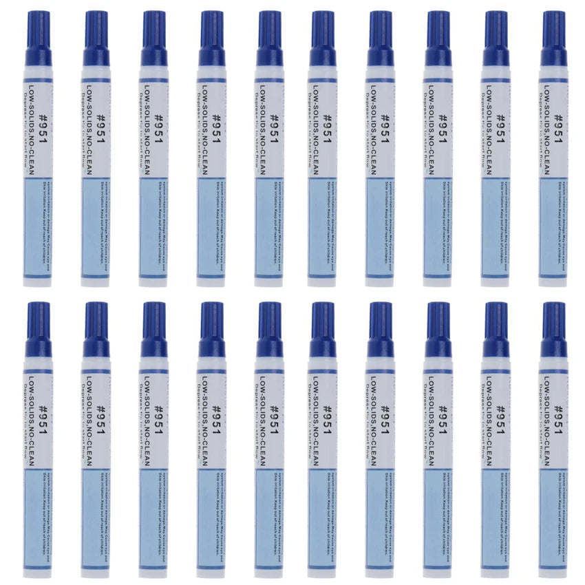 10ml Soldering Rosin Flux Pen 951 Low Solid Non clean DIY Kester Solder Power Cleaning free Welding Pen