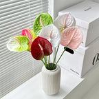 5/10/20pcs 3D Printed Anthurium Artificial Flower Flamingo Palm Wedding Hall Layout Wedding Home Decoration Artificial Flower