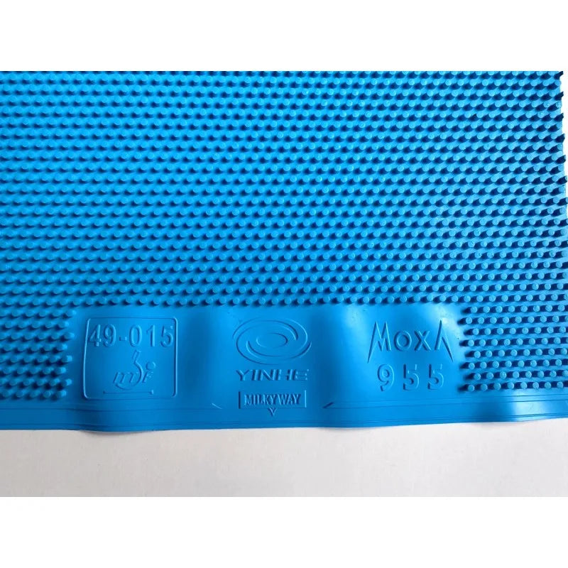 YINHE 955 Green Blue Cured Table Tennis Rubber Long Pimples OX Medium Particles 955 Ping Pong Without Sponge Rubber Anti-spin