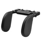 Car Headrest Neck Support Pillow with Hidden Hanger, 180° Rotating, Black Cloth/Leather