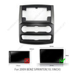 10.1Inch Car Radio Fascias For 2009 BENZ SPRINTER  Android Stereo Frame Player 2 Din Head Unit Panel Dash Trim With cable canbus