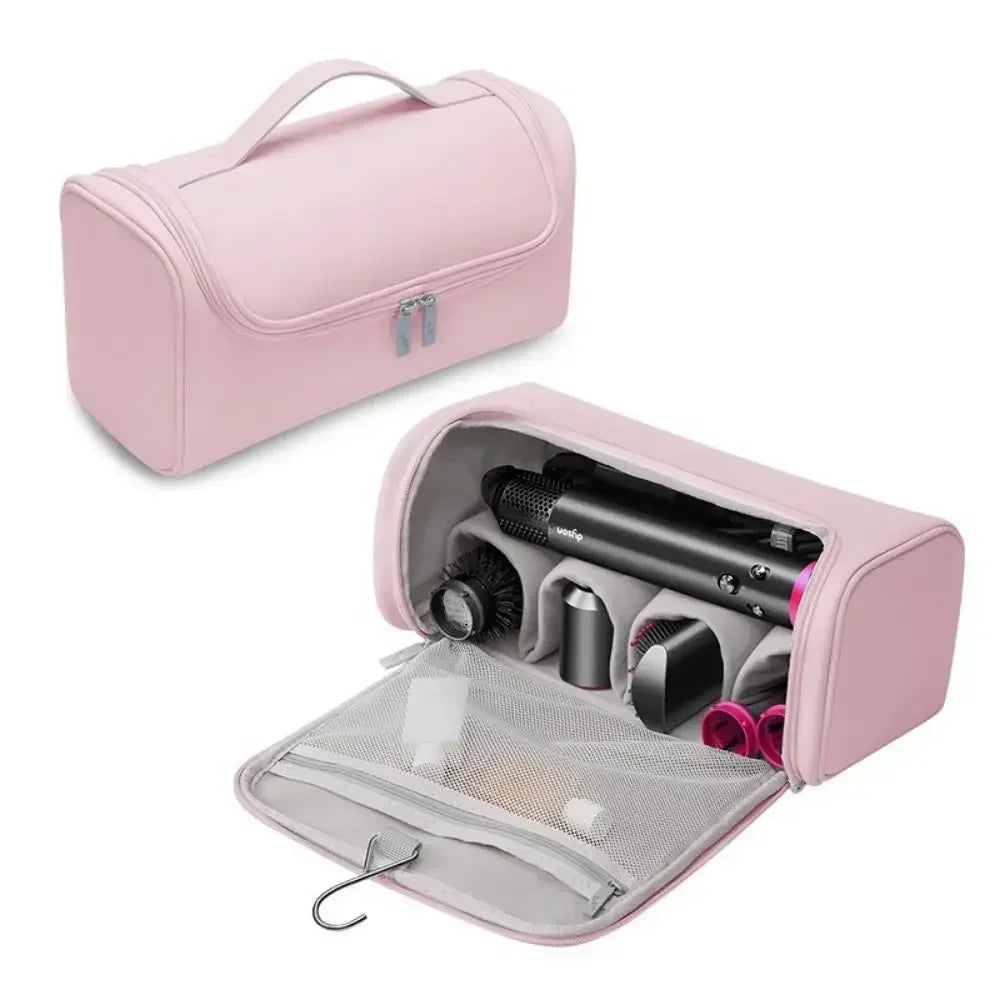 Hideable Hanging Hook Hair Dryer Case Portable Non-slip Hair Tools Pouch Water proof Large Capacity Curling Iron Storage Bag