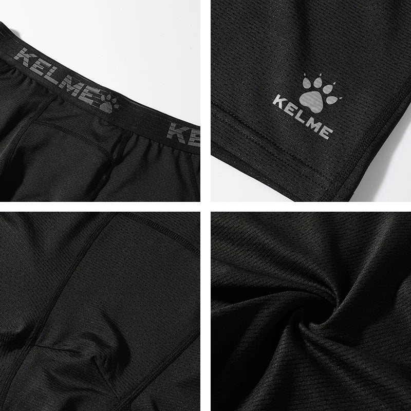 KELEM Shorts Gym Training  Soccer Running Shorts Breathable Quick Dry Elasticity Sportswear Thin Tight Men's Shorts 8251TL1001