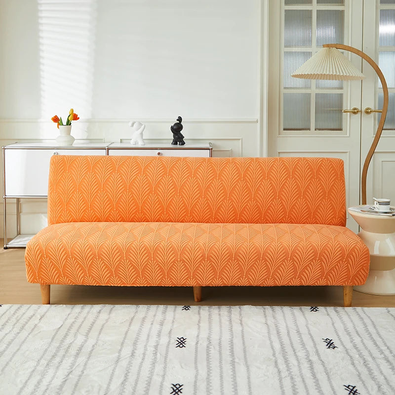 1 PC New Jacquard Sofa Bed Cover Stretch Futon Cover For Living Room dustproof washable Slipcover of Sofa Bed
