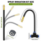 360° Free-bend Misting Nozzle Adjustable Atomizer Sprayer Outdoor Watering Kits Garden Programmable Timer Misting Cooling System