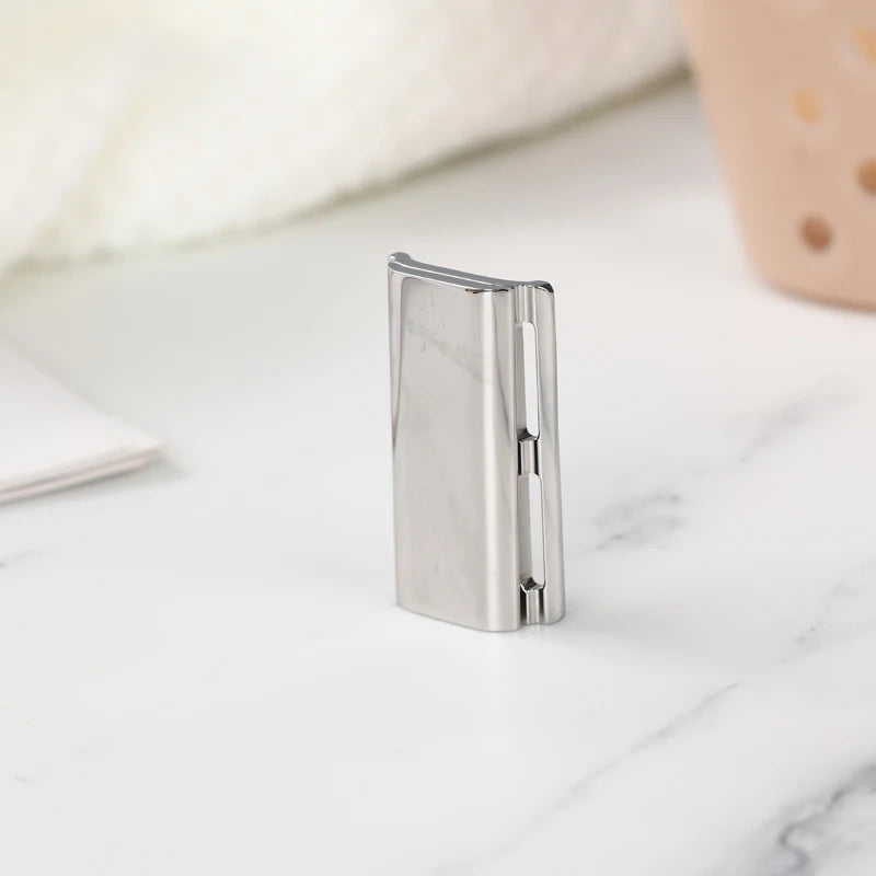 YAQI Ghost 90SB Safety Razor Head 316 Stainless Steel Polished 0.90mm Blade Gap for Smooth Shaving