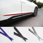 For Universal Car Door Edge Guard Strip Protector Anti Scratch Rubber Tape Glossy Black Trim Exterior Styling Accessories Kit