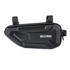 WILD MAN XT4 Road Mountain Bicycle Bag EVA Hard Shell Waterproof Triangle Bag Electric Motorcycle Side Bag Rear Rack Bicycle Bag