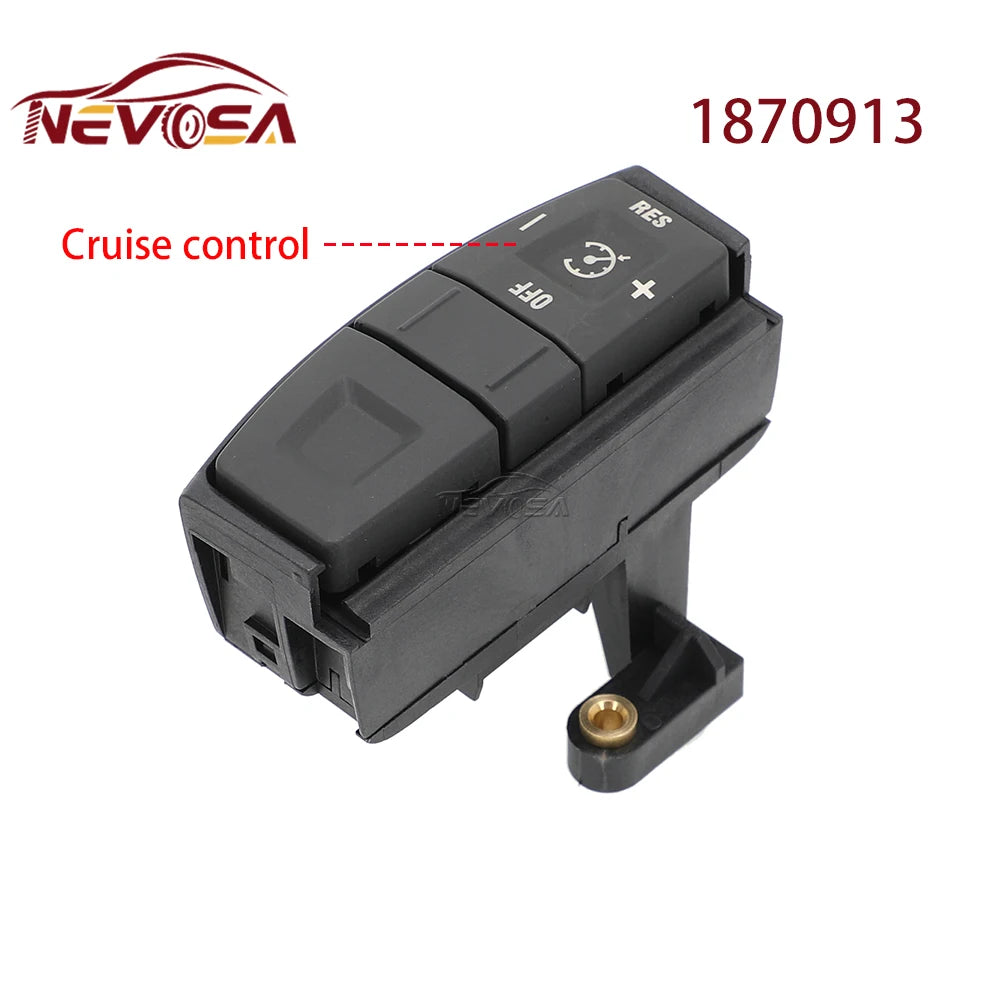 NEVOSA For SCANIA P G R T Series Truck Steering Wheel Module Telephone Menu Switch Adaptive Cruise Control Switch Button 1870912