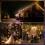Outdoor Garland Light String 8M 24M 30M 36M Globe Bulb Fairy String Light for Holiday Wedding Garden Christmas Decotive Lamp