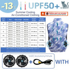 G-MACHT Summer Cool Vest Wearable Cooling Fan Vest Air-conditioned Clothes Usb Cooling For Outdoor Work Fishing Short Sleeve