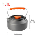 Camping Water Kettle Lightweight Aluminium Alloy Teapot for Outdoor Tourism Cookware Travel Hiking Picnic Tableware
