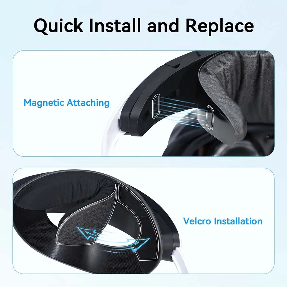 AMVR Comfort Kit for PS VR2 Forehead Support Pad Back Cushion Set Replacement Headset Part VR Accessories