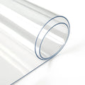 Transparent PVC Table Mat, Waterproof Oil-Proof Indoor & Outdoor Use Soft Glass Table Protector for Versatile Surface Protection