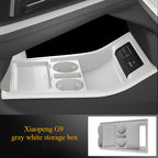 2026 For Xpeng G9 625 680 725 Max Central Control Armrest Storage Box Lower Layer Frame Car Decoration Modification Accessories