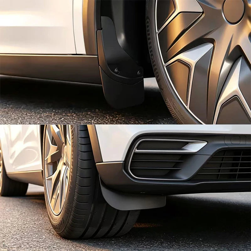 Mud Flaps For Tesla New Model YL 2026 TPE Front Rear Wheel Mud Flaps No Drilling All Weather Anti-Snow Anti-Sand Guard Protector