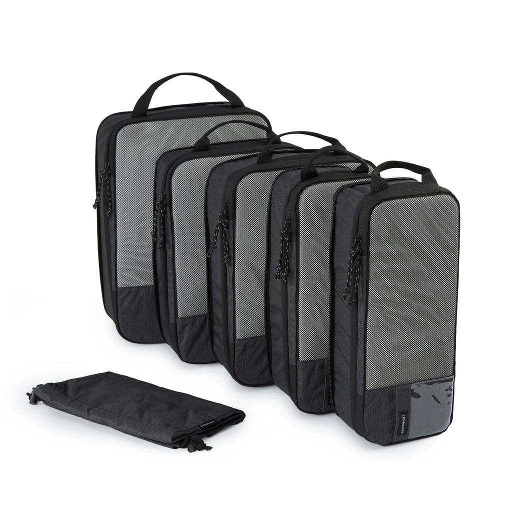 BAGSMART Packing Cubes Compression Storage Bag Travel Lightweight Suitcase Organizer Accessories  Luggage Organizer Travel Bag