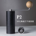 KINGrinder P0/P2 Lightweight Manual Hand Coffee Grinder for Moka pot Drip with Assembly Consistency Stainless Steel burr