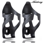 HUALONG Bike Water Bottle Holder Nylon Add Carbon Fiber Water Bottle Cage Road MTB Gravel Bikes Bicycle Water Bottl Drink Cup Ho