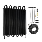 2 Row 4 Row 6 Row 8 Row 10Row 16Row Universal Remote Transmission Oil Cooler Auto-Manual Radiator Converter Aluminum Kit