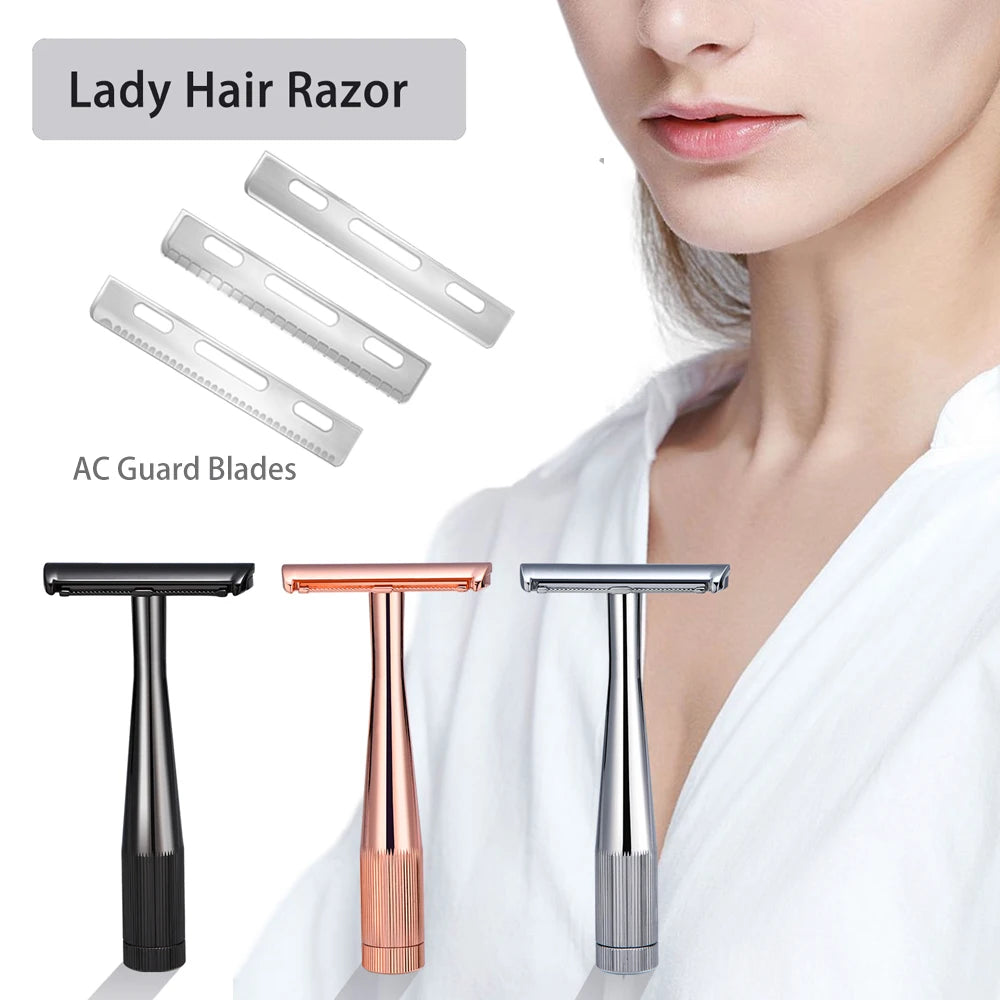 Whityle16T ECO-friend Safety Hair Shaver for Women AC Guard Blades Shaving Razor for Male & Female One Blade Shaver for Body