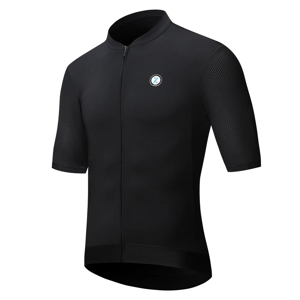 ZRSE Men's Long Sleeve Cycling Jersey UPF 50+ Quick Dry Breathable Slim Fit Shirt