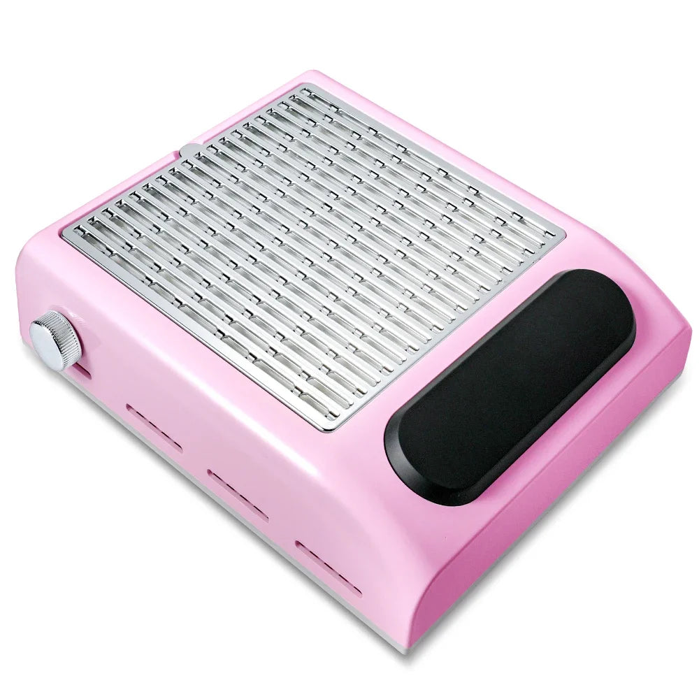 Powerful Nail Dust Collector Strong Suction Nail Vacuum Cleaner for Nails Acrylic Low Noise Professional Manicure Dust Collector