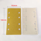 Festool Sanders Grinder Sandpaper 95x180mm Yellow Hook Loop Rectangular Self-Adhesive Flocking Sheet for Grinding