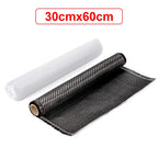 3K 200gsm Carbon Fiber Cloth 50cm/30cm wide Plain Carbon Fabric For Commercial Car Part Sport Equipment