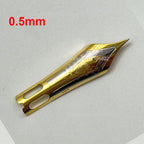 Smooth WingSung 630 Large N0.8 Iraurita White Gold EF/F/M/B Nib Grip Section For WingSung 630 Fountain Pen Accessories Gift