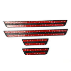 4Pcs/Lot ABS Stainless Steel For 2009-2021 OPEL ASTRA J K L Door Sill Pedal Welcome Scuff Plate Decoration Cover