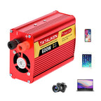 Car Power Inverter DC 12V/24V to AC 110V 60Hz 600W-2500W Vehicle Converter