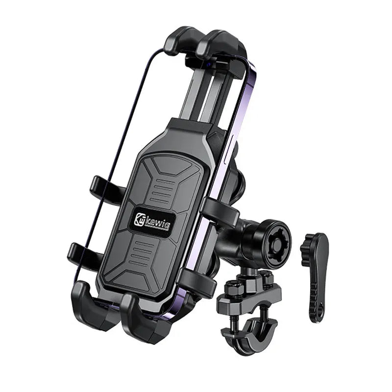 Motorcycle Phone Holder High Quality Vibration Dampener Motorbike Navigation Bracket Anti-Shake Bike Motorcycle Mobile Stand