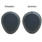 Sheepskin Leather Ear Pads Cushions for AudioQuest Nighthawk Headphones 1 Pair