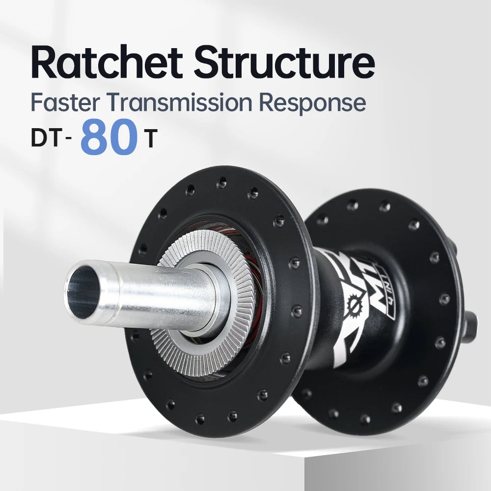 New ARC MT009 4 IN 1 Pro Front Rear Bicycle Hub Mountain MTB Bike Hub Sealed Bearing DT Ratchet 80T Bicycle Hubs 8-12Speed