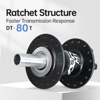New ARC MT009 4 IN 1 Pro Front Rear Bicycle Hub Mountain MTB Bike Hub Sealed Bearing DT Ratchet 80T Bicycle Hubs 8-12Speed