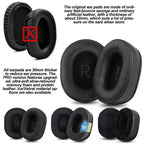 Audio-Technica replacement ear pads 100x80mm for ATH-MSR7b M50X M40X M30X M20X M10X