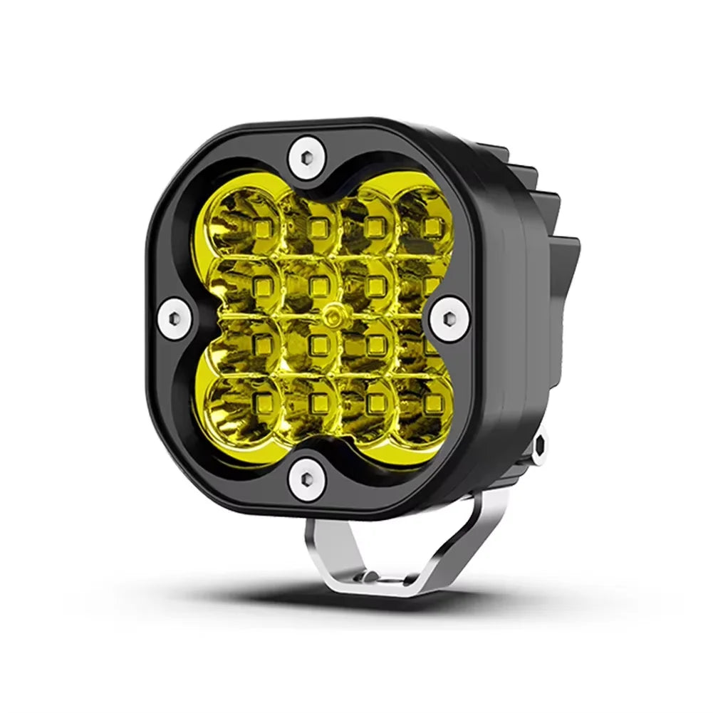 3 Inch Led Work Light Bar 12V Spotlights White And Yellow 4x4 Offroad Accessories LED Headlights Fog Lamp For Motorcycle Truck