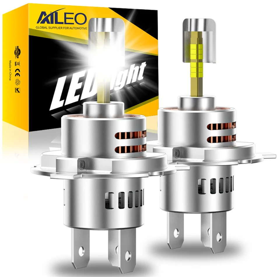 2Pcs 300W 80000LM Led Light 3D H7 H4 H11 LED Car Headlight Canbus H8 9005 HB3 9006 HB4 for Car 360 Turbo HeadLamp Wireless 6000K