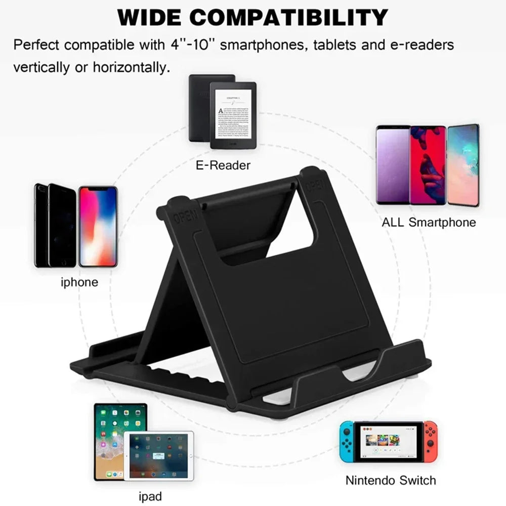 Table Adjustable Phone Holder Bracket Desktop Stand For Ipad IPhone Samsung Xiaomi Folding Universal Mobile Phone Stand