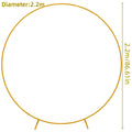 2.2m 87in 7.2ft / Gold Circle